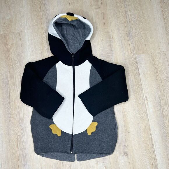 CoCo Rabbit Penguin Jacket Kids XL Black and Grey - Picture 5 of 12